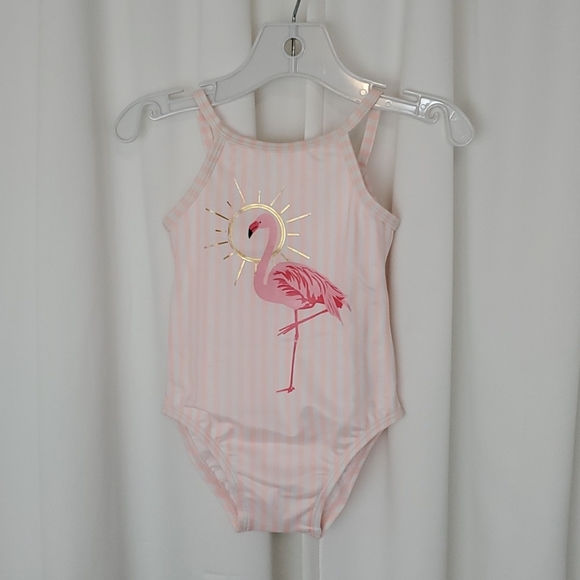 Crazy 8 Flamingo One Piece Swimsuit - Picture 1 of 7